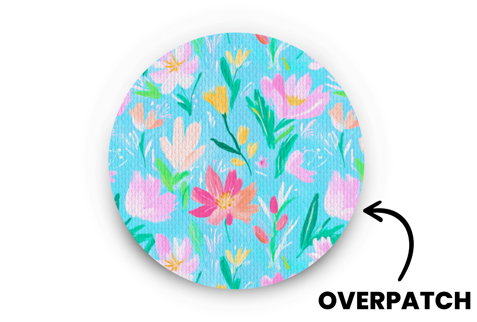 Vibrant Petals Patch for Overpatch diabetes supplies and insulin pumps