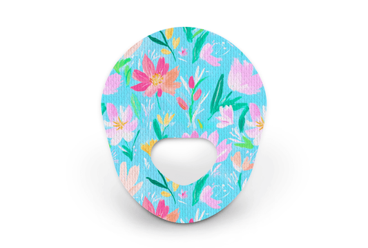 Vibrant Petals Patch - Guardian Enlite for Single diabetes supplies and insulin pumps