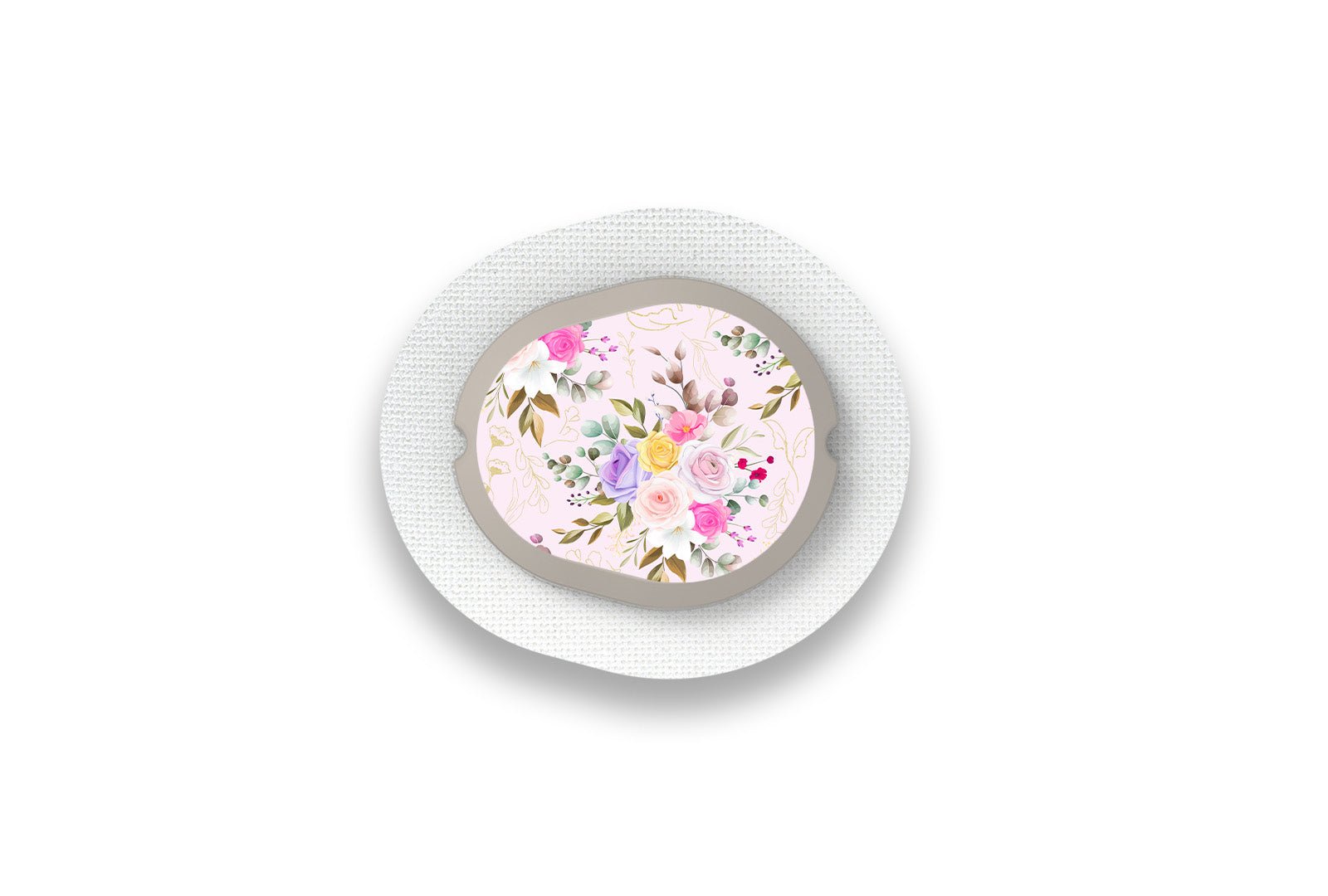 Vintage Bouquet Sticker for Novopen 4, 5, 6, or Echo diabetes supplies and insulin pumps