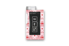 Vintage Romance Sticker for Novopen 4, 5, 6, or Echo diabetes supplies and insulin pumps