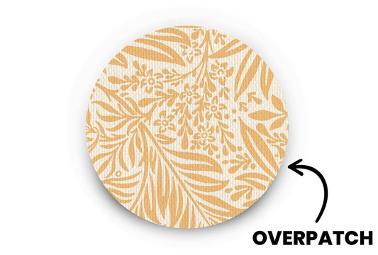 Vintage Yellow Flowers Patch - Overpatches for Single diabetes supplies and insulin pumps