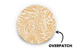 Vintage Yellow Flowers Patch - Overpatches for Single diabetes supplies and insulin pumps