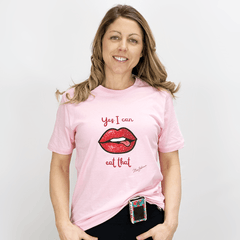 Yes I can eat that T-Shirt for Pink diabetes supplies and insulin pumps