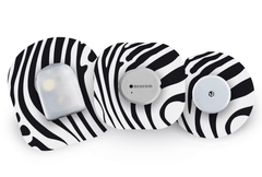 Zebra Print Patch for Freestyle Libre diabetes supplies and insulin pumps
