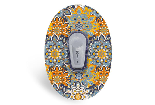 70's Funky Florals Patch - Dexcom G6 / One for Single diabetes CGMs and insulin pumps