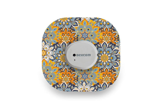 70's Funky Florals Patch - Dexcom G7 / One+ for Single diabetes CGMs and insulin pumps