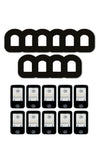 All Black Patches Matching Set for Omnipod diabetes CGMs and insulin pumps