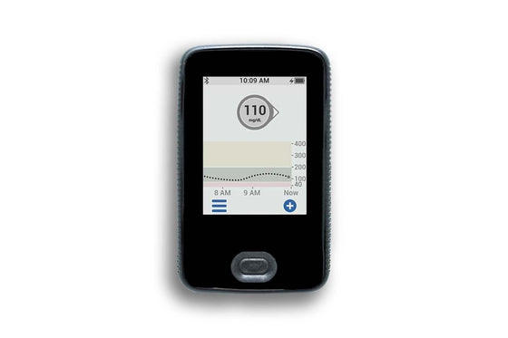 All Black Sticker - Dexcom Receiver for diabetes CGMs and insulin pumps