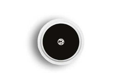 All Black Stickers for Freestyle Libre 1, 2, or 2+ diabetes CGMs and insulin pumps