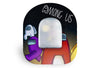 Among Us Patch for Omnipod diabetes CGMs and insulin pumps