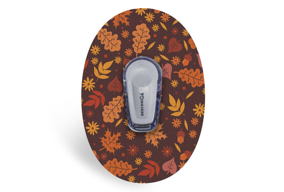 Autumn Leaves Patch for Dexcom G6 diabetes CGMs and insulin pumps