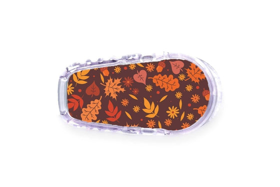 Autumn Leaves Sticker - Dexcom Transmitter for diabetes CGMs and insulin pumps