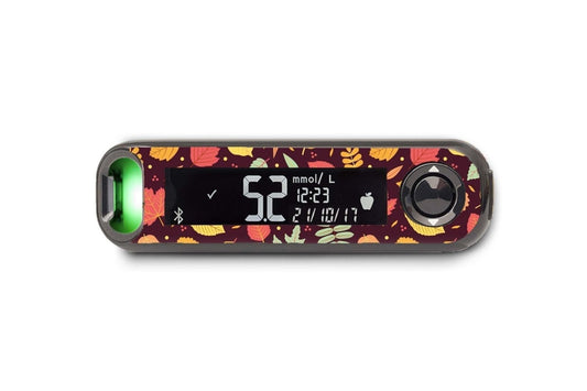Autumn Vibes Sticker - Contour Next One for diabetes CGMs and insulin pumps