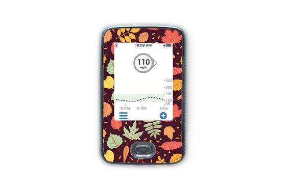 Autumn Vibes Sticker - Dexcom Receiver for diabetes CGMs and insulin pumps