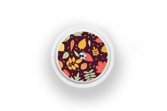 Autumn Vibes Stickers for Libre 2 diabetes supplies and insulin pumps