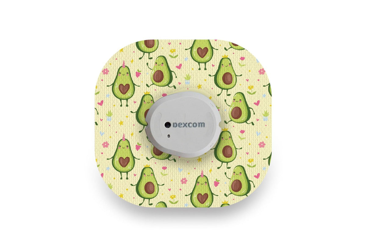 Avocado Patch for Dexcom G7 / One+ diabetes CGMs and insulin pumps