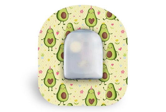 Avocado Patch - Omnipod for Single diabetes CGMs and insulin pumps