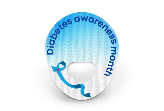 Awareness Ribbon Patch for Guardian Enlite diabetes CGMs and insulin pumps