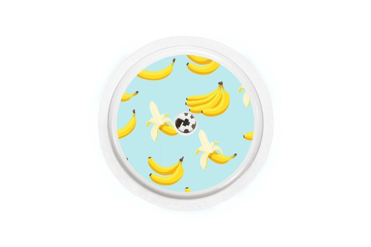 Banana Sticker - Freestyle Libre 1, 2, or 2+ for diabetes CGMs and insulin pumps