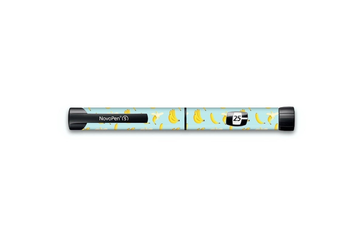 Banana Sticker - Novopen for diabetes CGMs and insulin pumps