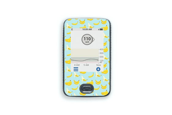Bananas Sticker for Omnipod Pump diabetes CGMs and insulin pumps
