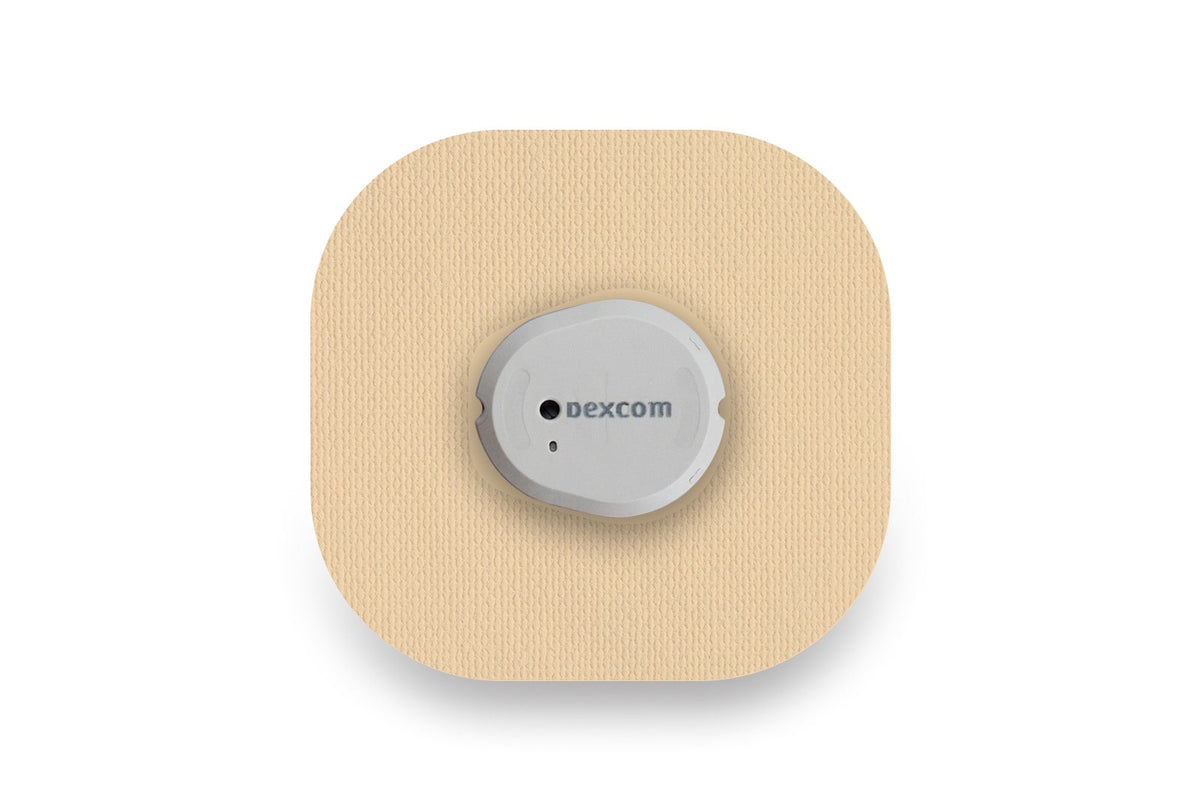Beige Patch for Dexcom G7 / One+ diabetes CGMs and insulin pumps