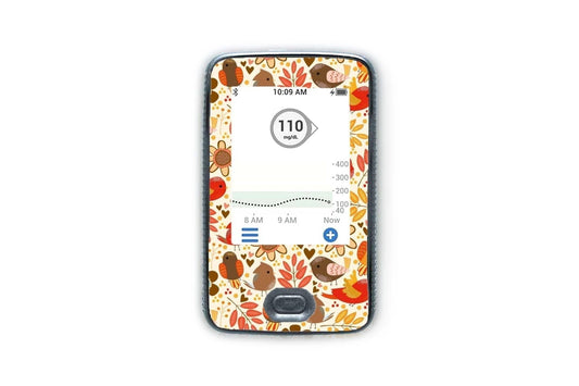 Birds and Flowers Sticker - Dexcom G6 / One Receiver for diabetes CGMs and insulin pumps