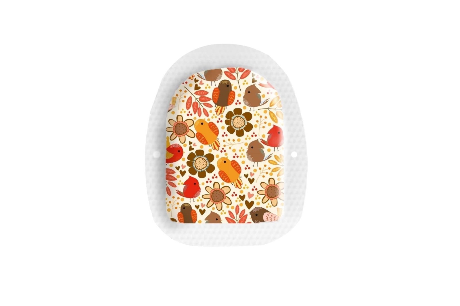 Birds and Flowers Sticker - Omnipod 4 & 5 Pump for diabetes CGMs and insulin pumps