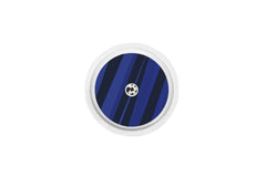 Black And Blue Sports Sticker for Freestyle Libre 1, 2, or 2+ diabetes CGMs and insulin pumps