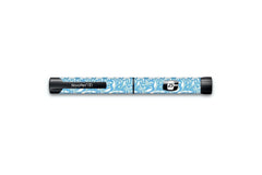 Blue and White Flowers Sticker - Novopen for diabetes CGMs and insulin pumps
