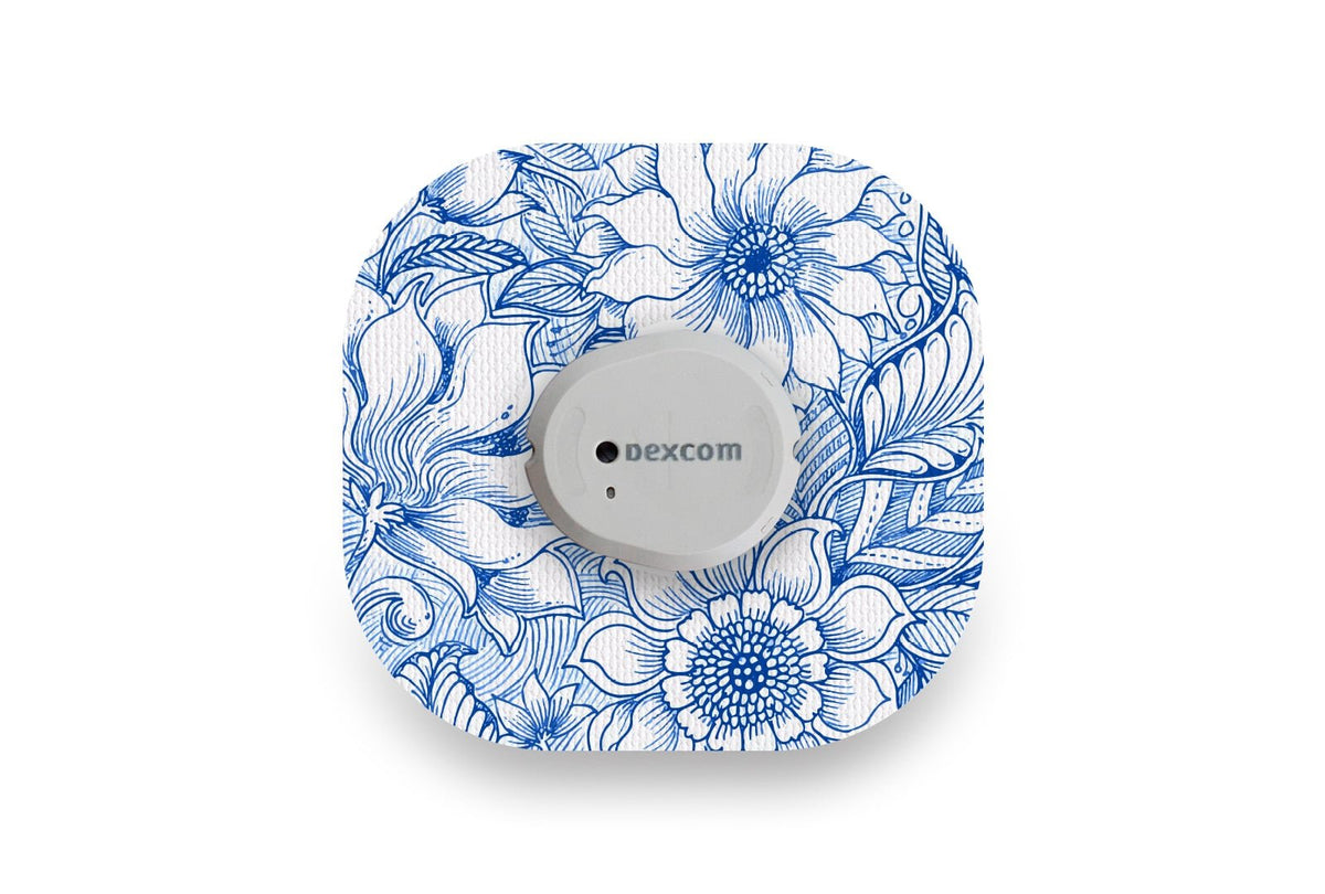 Blue Beauty Patch - Dexcom G7 / One+ for Single diabetes supplies and insulin pumps
