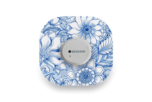 Blue Beauty Patch - Dexcom G7 / One+ for Single diabetes supplies and insulin pumps