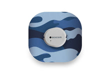  Blue Camo Patch - Dexcom G7 for Single diabetes CGMs and insulin pumps