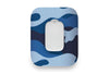 Blue Camo Patch for Medtrum CGM diabetes CGMs and insulin pumps