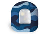 Blue Camo Patch for Omnipod diabetes CGMs and insulin pumps