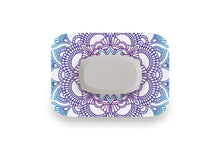  Blue Mandala Patch - GlucoRX Aidex for Single diabetes CGMs and insulin pumps