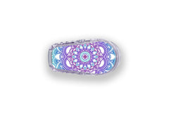 Blue Mandala Sticker for Novopen 4, 5, 6, or Echo diabetes supplies and insulin pumps