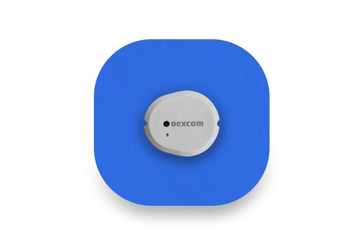 Blue Patch for Dexcom G7 / One+ diabetes CGMs and insulin pumps