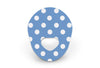 Blue Polka Dot Patch for Guardian Enlite diabetes CGMs and insulin pumps