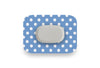Blue Polka Dot Patch for GlucoRX Aidex diabetes CGMs and insulin pumps