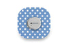 Blue Polka Dot Patch for Dexcom G7 diabetes CGMs and insulin pumps