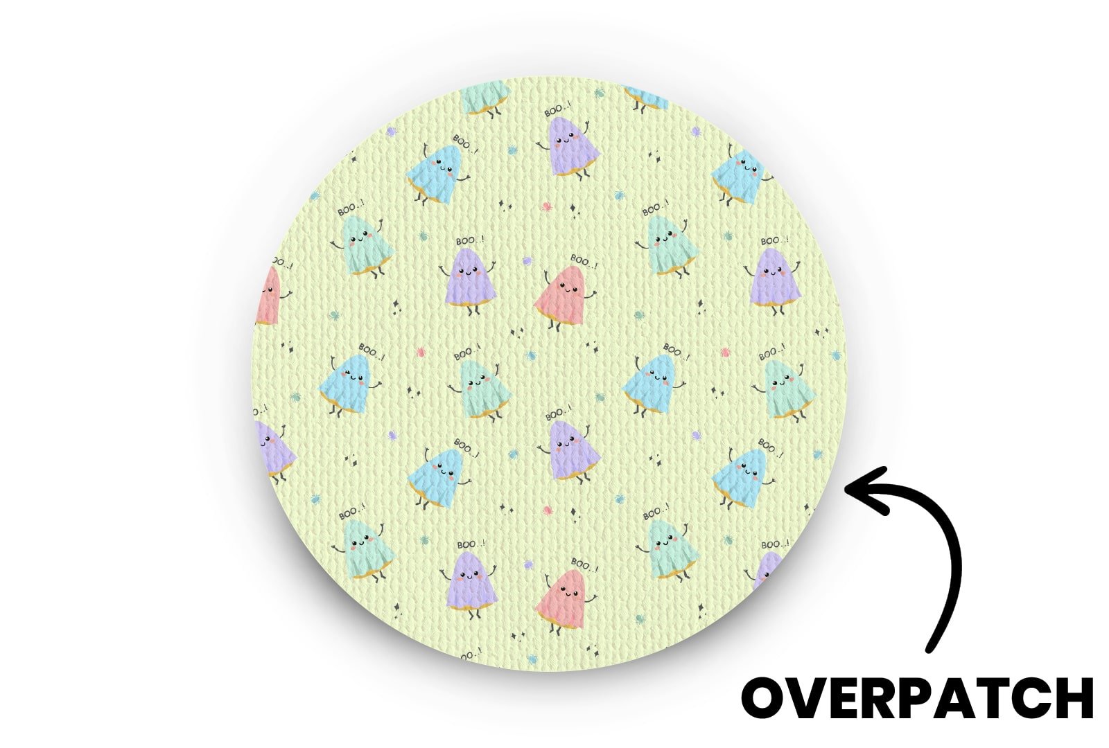 Boo! Patch for Freestyle Libre 3 diabetes CGMs and insulin pumps