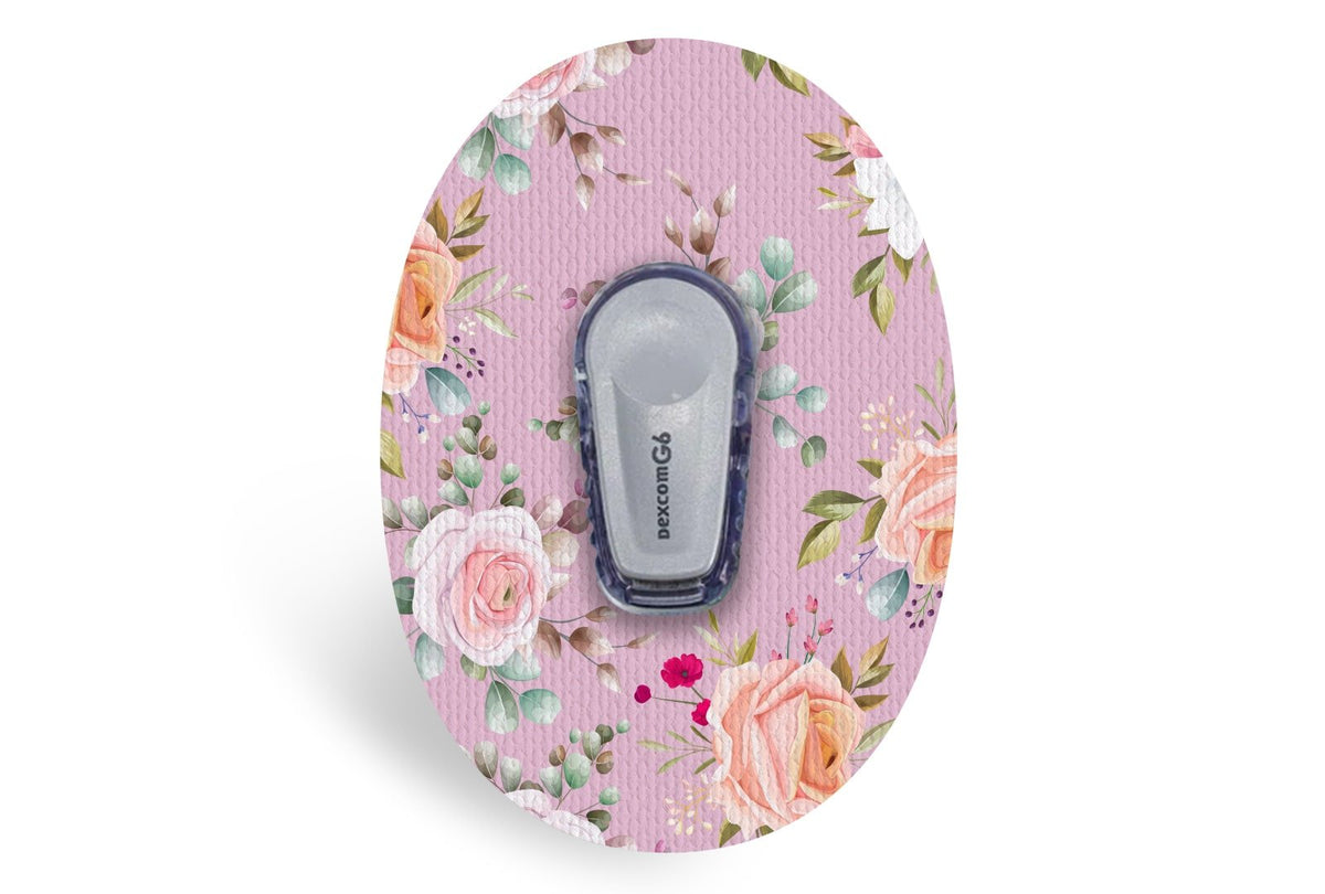 Botanical Bloom Patch for Dexcom G6 / One diabetes CGMs and insulin pumps