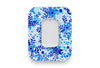 Bright Blue Bloom Patch for Medtrum CGM diabetes CGMs and insulin pumps