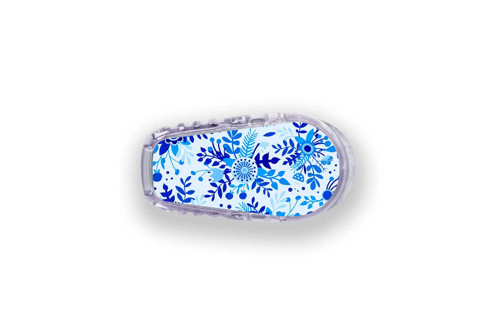 Bright Blue Bloom Sticker - Dexcom G6 / One Sensor for diabetes supplies and insulin pumps