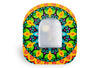 Bright Mandala Patch for Omnipod diabetes supplies and insulin pumps