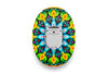 Bright Mandala Patch for Glucomen Day diabetes supplies and insulin pumps