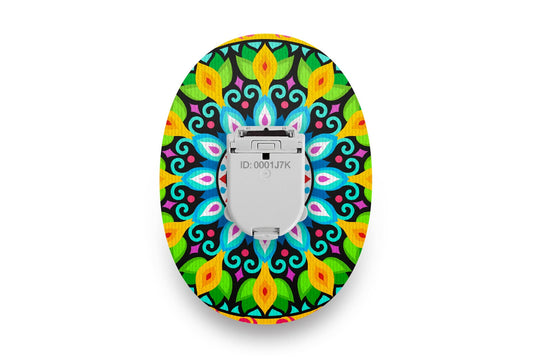 Bright Mandala Patch - Glucomen Day for Single diabetes supplies and insulin pumps