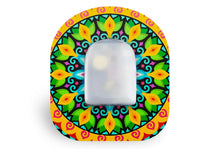  Bright Mandala Patch - Omnipod for Single diabetes supplies and insulin pumps