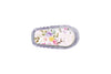 Bright Pink Flowers Sticker for Dexcom Transmitter diabetes CGMs and insulin pumps